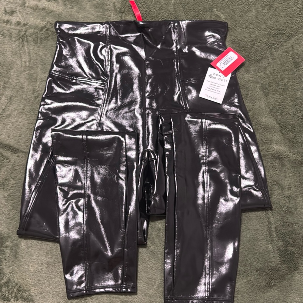 Spanx Patent Leather Leggings